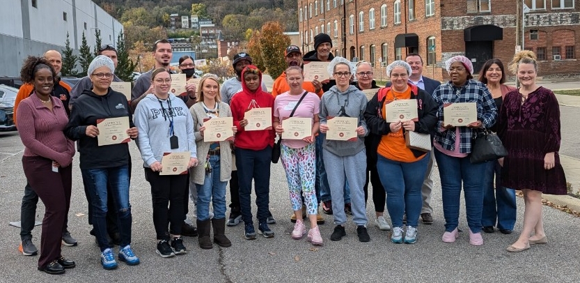 Photo of workplace education program cohort