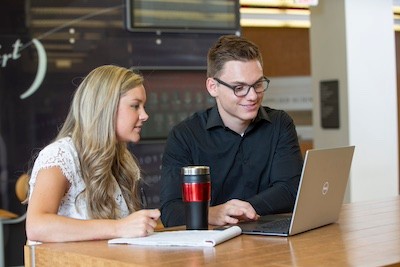 UC Online marketing photo shoot at in ERC/Baldwin. UC/Joseph Fuqua II 